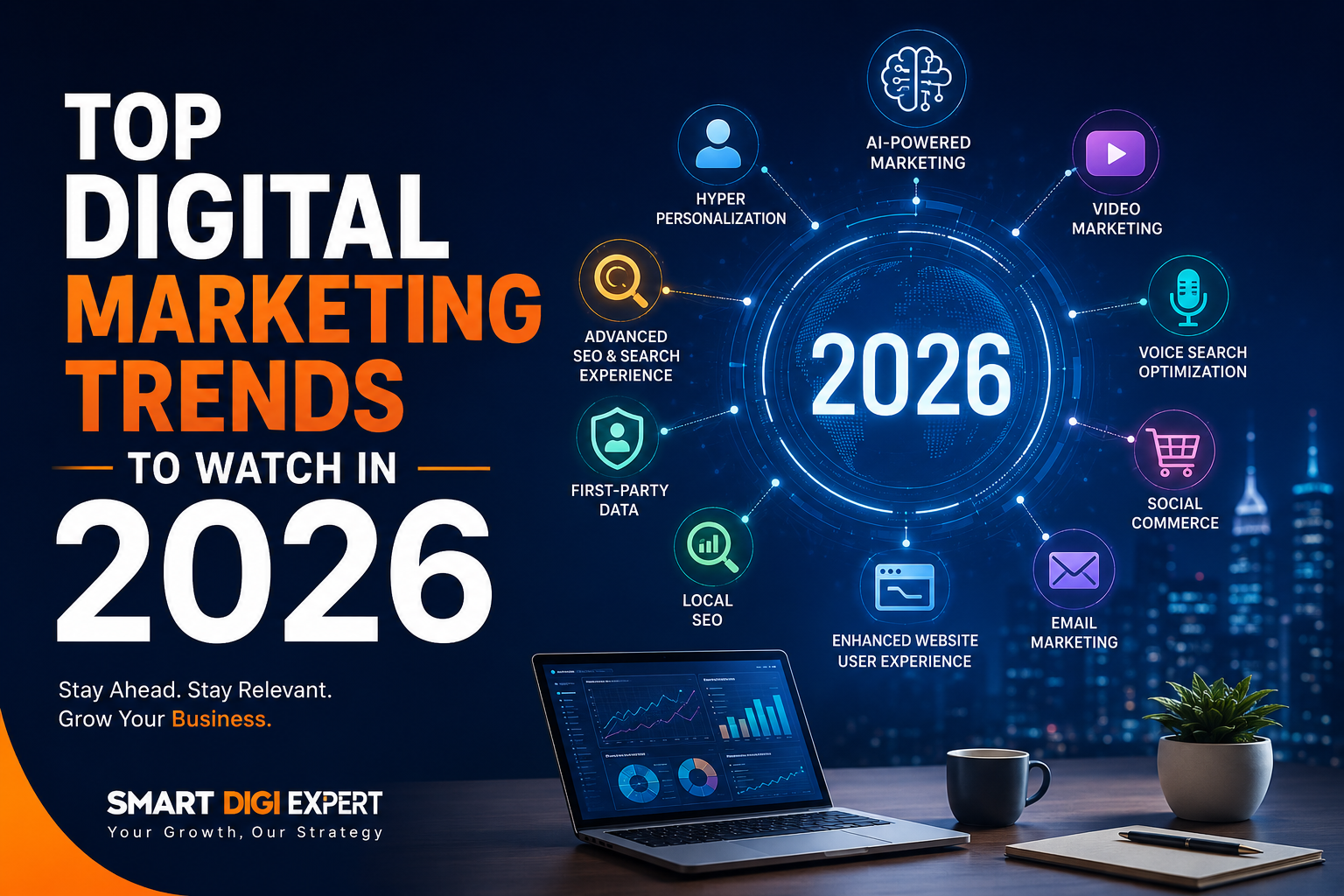 Read more about the article Top Digital Marketing Trends to Watch in 2026